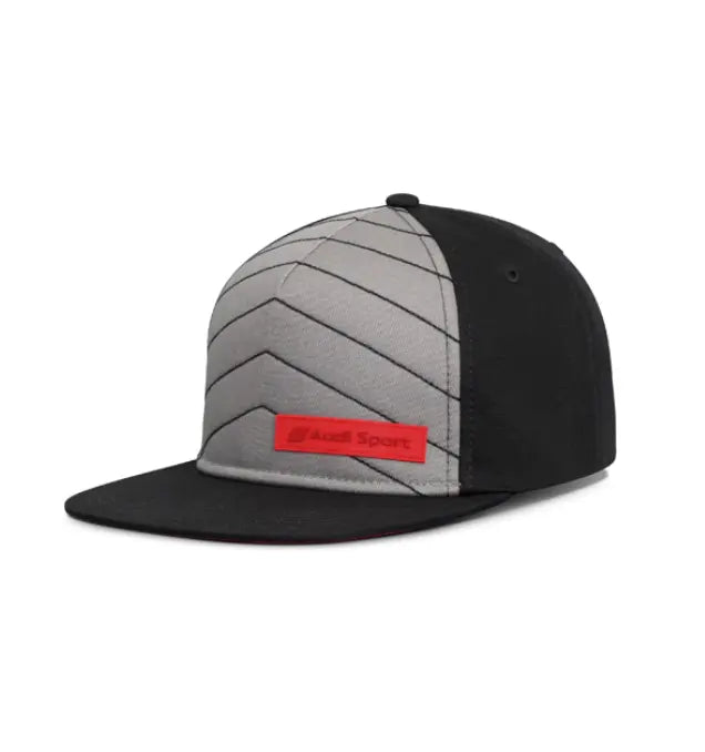 Audi Sport Snapback Cap - Black and Grey